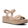 Chic Beige Platform Sandals