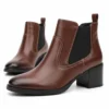 Timeless Brown Leather Chelsea Boots